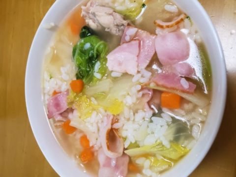 野菜雑炊・・・犬飯( ´艸｀)