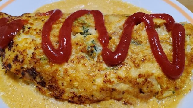 オムレツ風・ツナキャベツ焼き