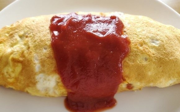 急ごしらえオムライス